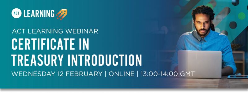 Certificate in Treasury webinar 